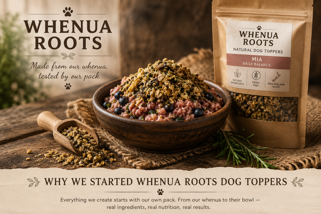 Why We Started Whenua Roots Dog Toppers