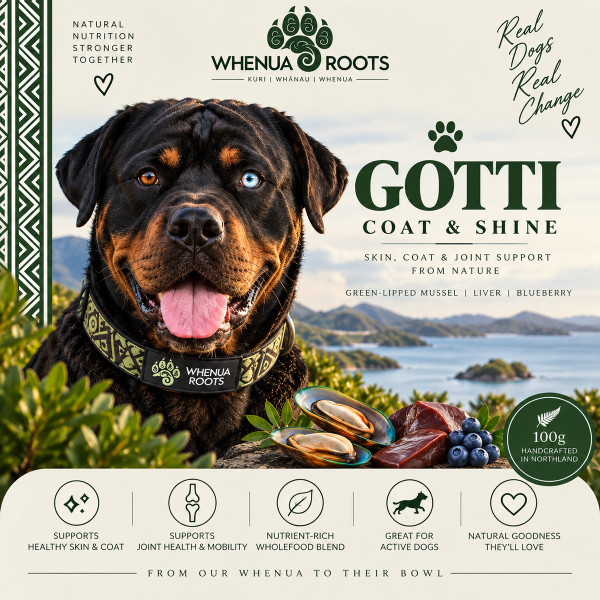 GOTTI | Coat & Shine Dog Topper