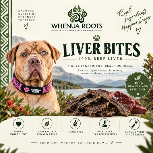 Whenua Roots Liver Bites | 100% Beef Liver