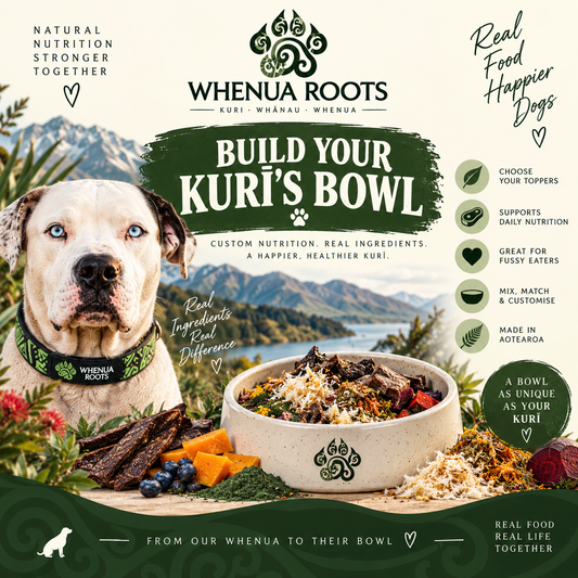 Build Your Kurī’s Bowl | Personalised Dog Topper