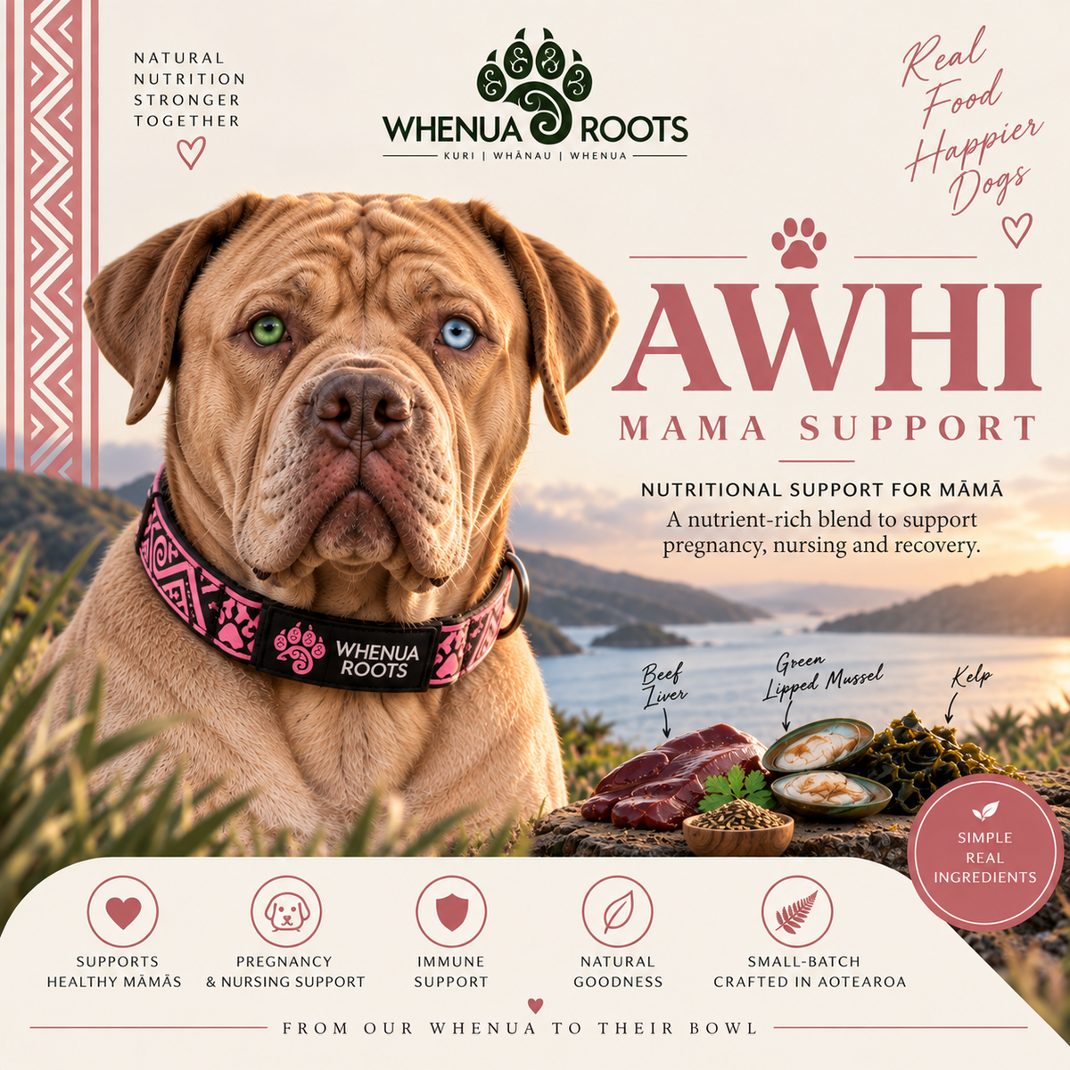 AWHI | Mama Support Dog Topper