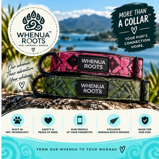 Whenua Roots Guardian Collar™ | Built-In NFC + Digital Guardian Profile